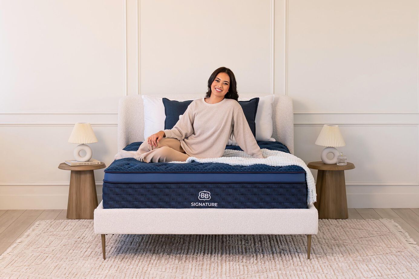 Brooklyn Bedding Signature Hybrid Cloud Medium Pillow Top Mattress 14" image number 0