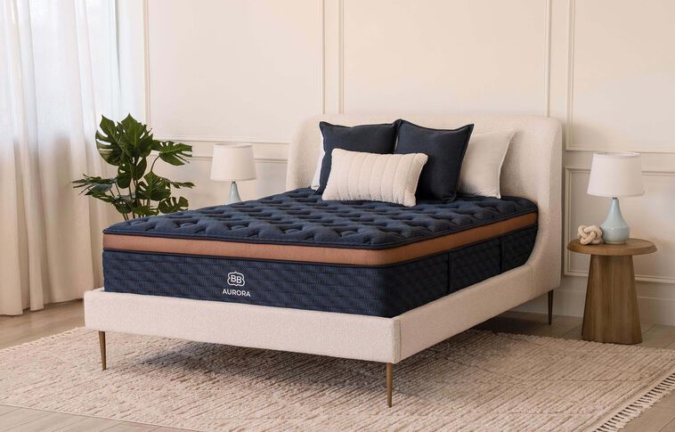Brooklyn Bedding Aurora Luxe Cooling Hybrid Cloud Medium Pillow Top Mattress 14.5" image number 5