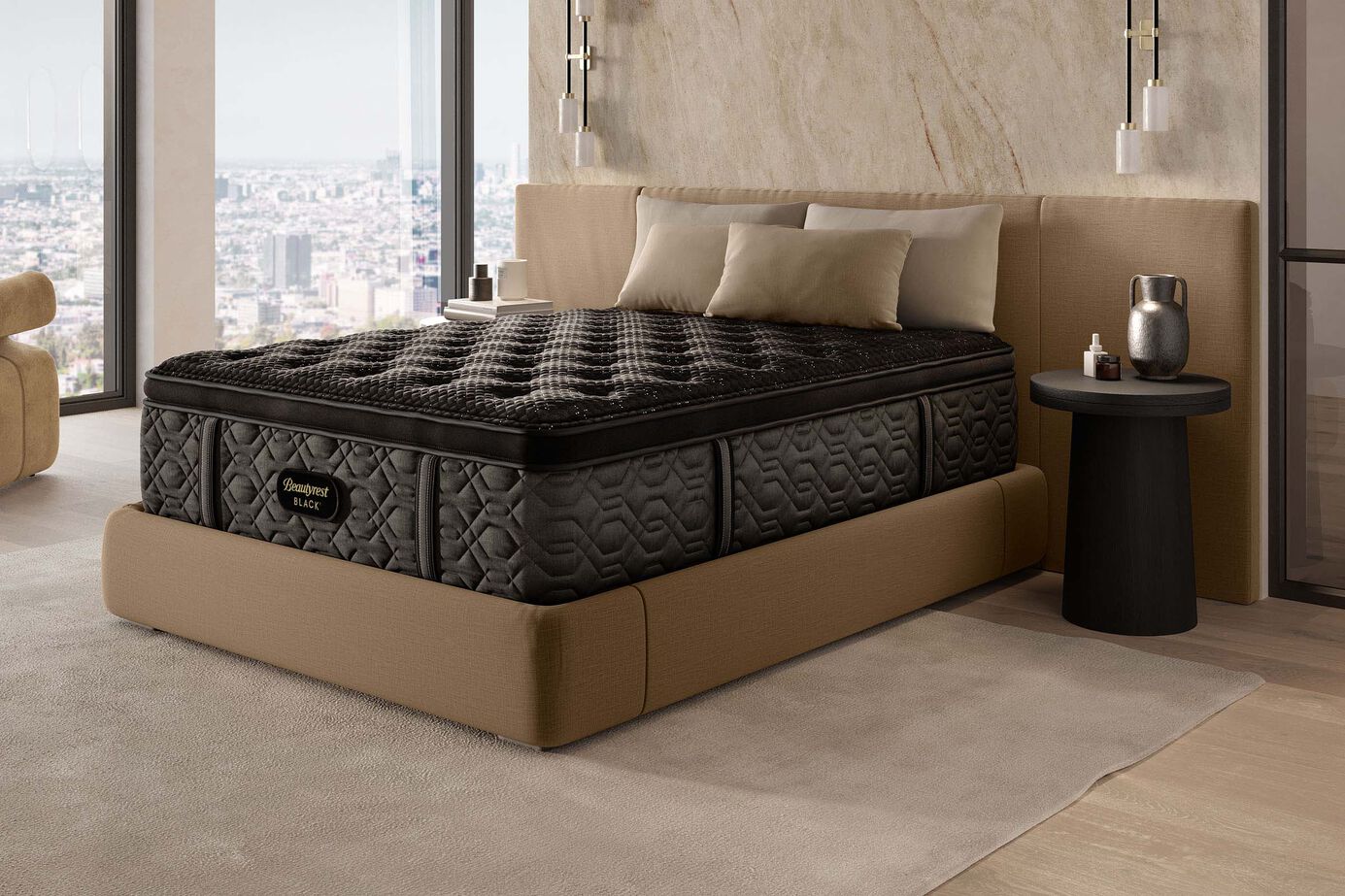 Beautyrest Black Series Three Plush Pillow Top Mattress 16.75" image number 0