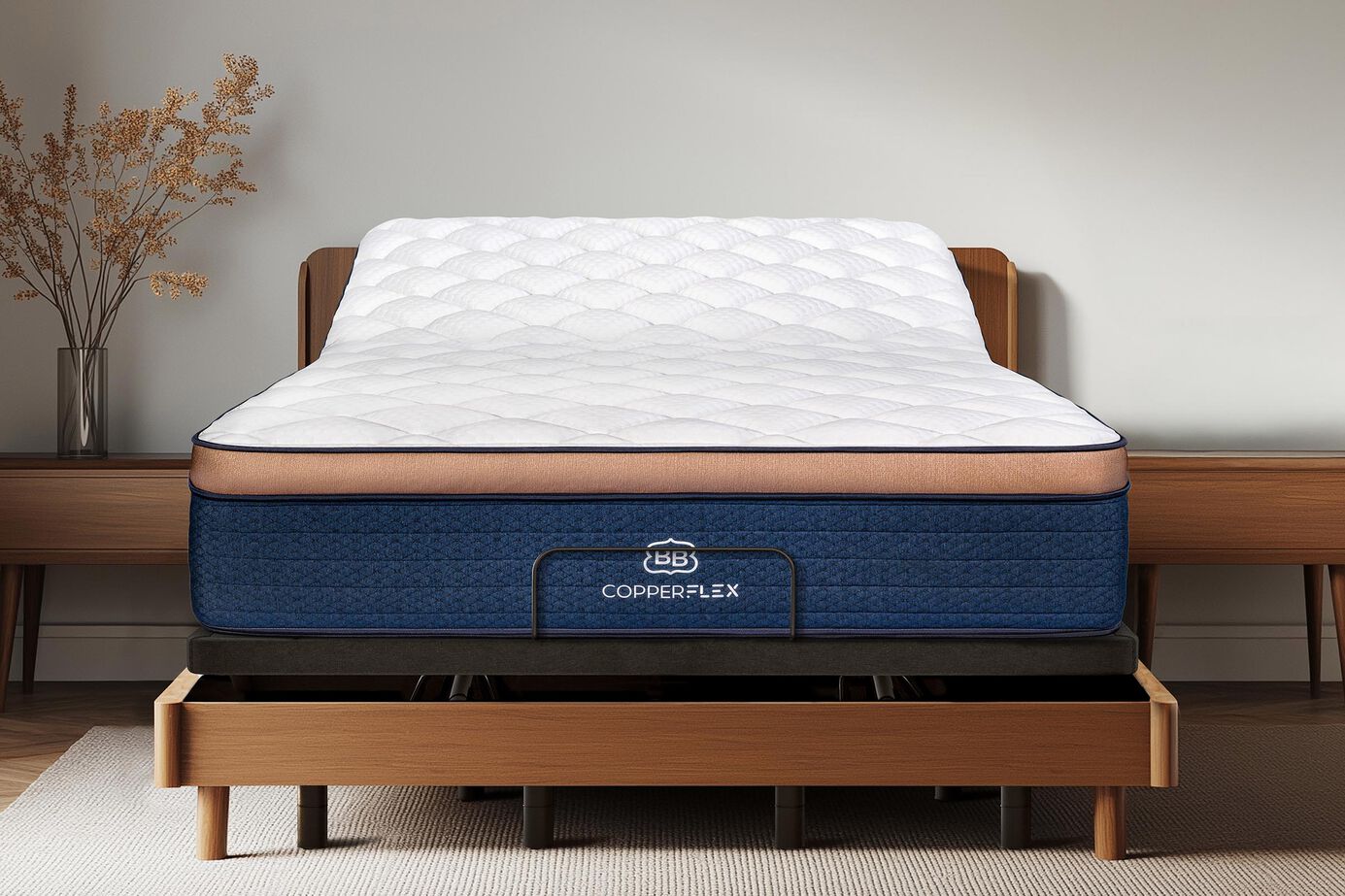 Brooklyn Bedding CopperFlex Pro Hybrid Medium Euro-Top Mattress 14" image number 4