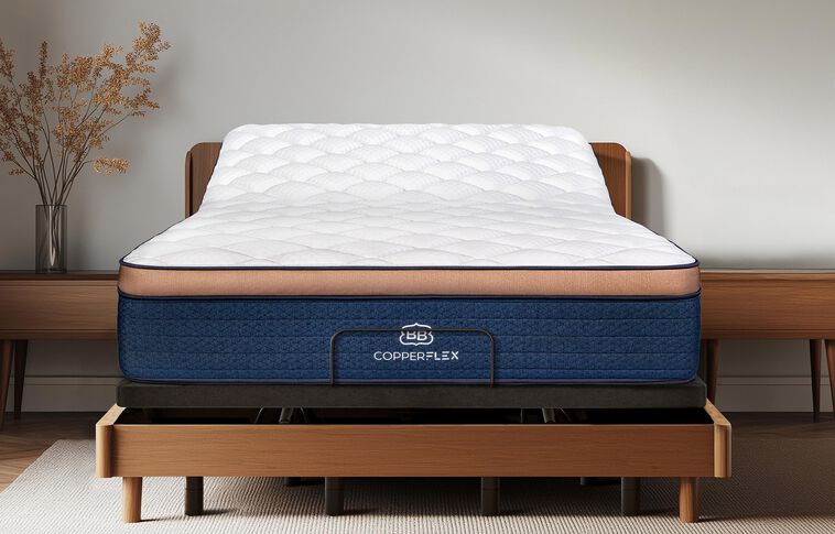 Brooklyn Bedding CopperFlex Pro Hybrid Medium Euro-Top Mattress 14" image number 4