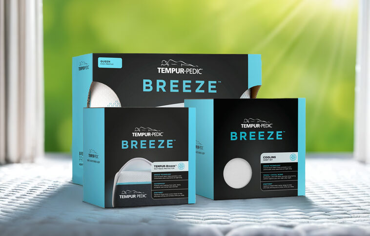 Tempur-Pedic Breeze Cooling Bedding Bundle image number 0