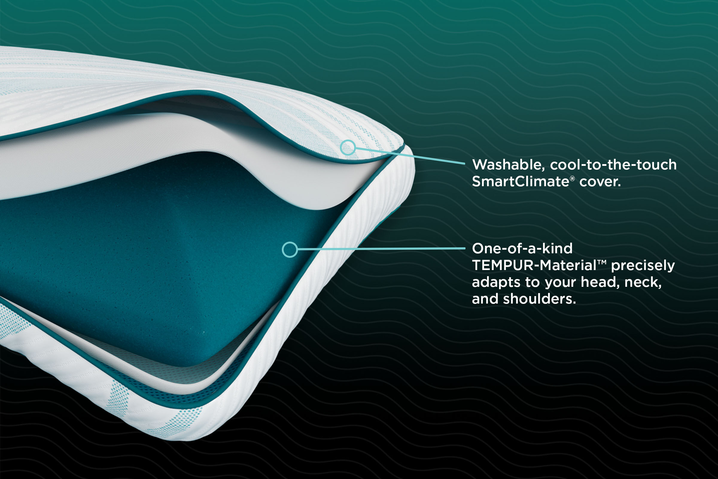 Tempur-Pedic Adapt ProHi 2.0 Pillow - Thumbnail 4