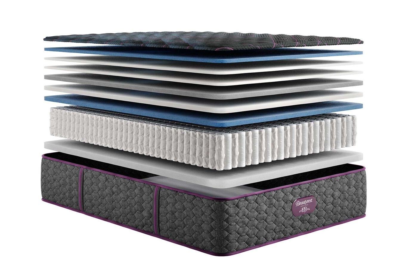 Beautyrest World Class Level 3 Extra Firm Mattress 14.25" image number 1