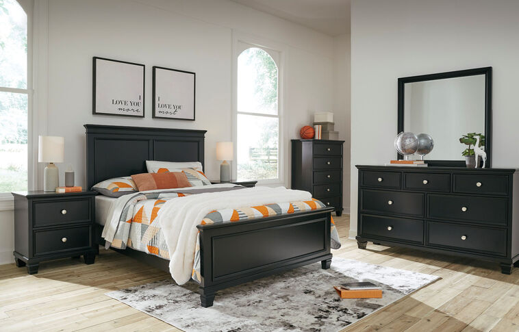 Signature Design Lanolee Panel Bed Complete image number 0