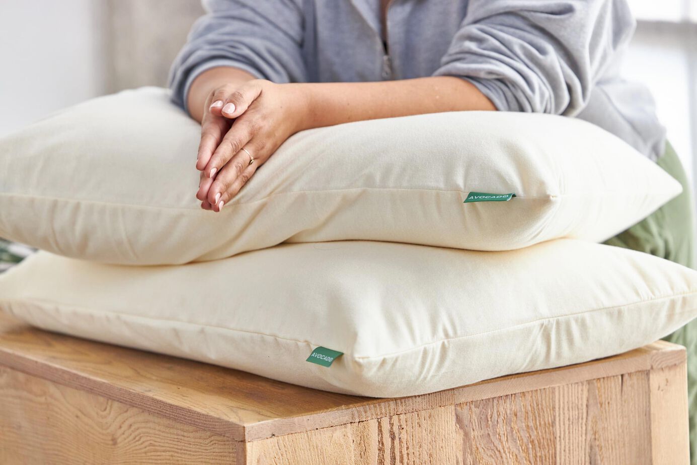 Avocado Organic Waterproof Pillow Protector image number 5