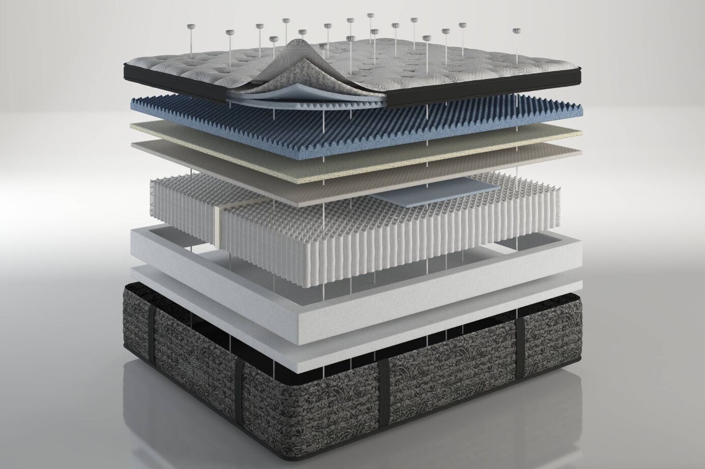 Kingsdown Rosepine Plush Euro-Top Mattress 17" image number 2