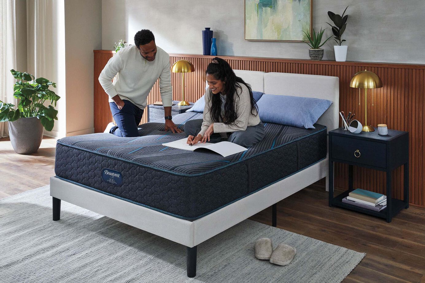 Beautyrest Hybrid Level 2 Medium Firm Mattress 12" image number 2