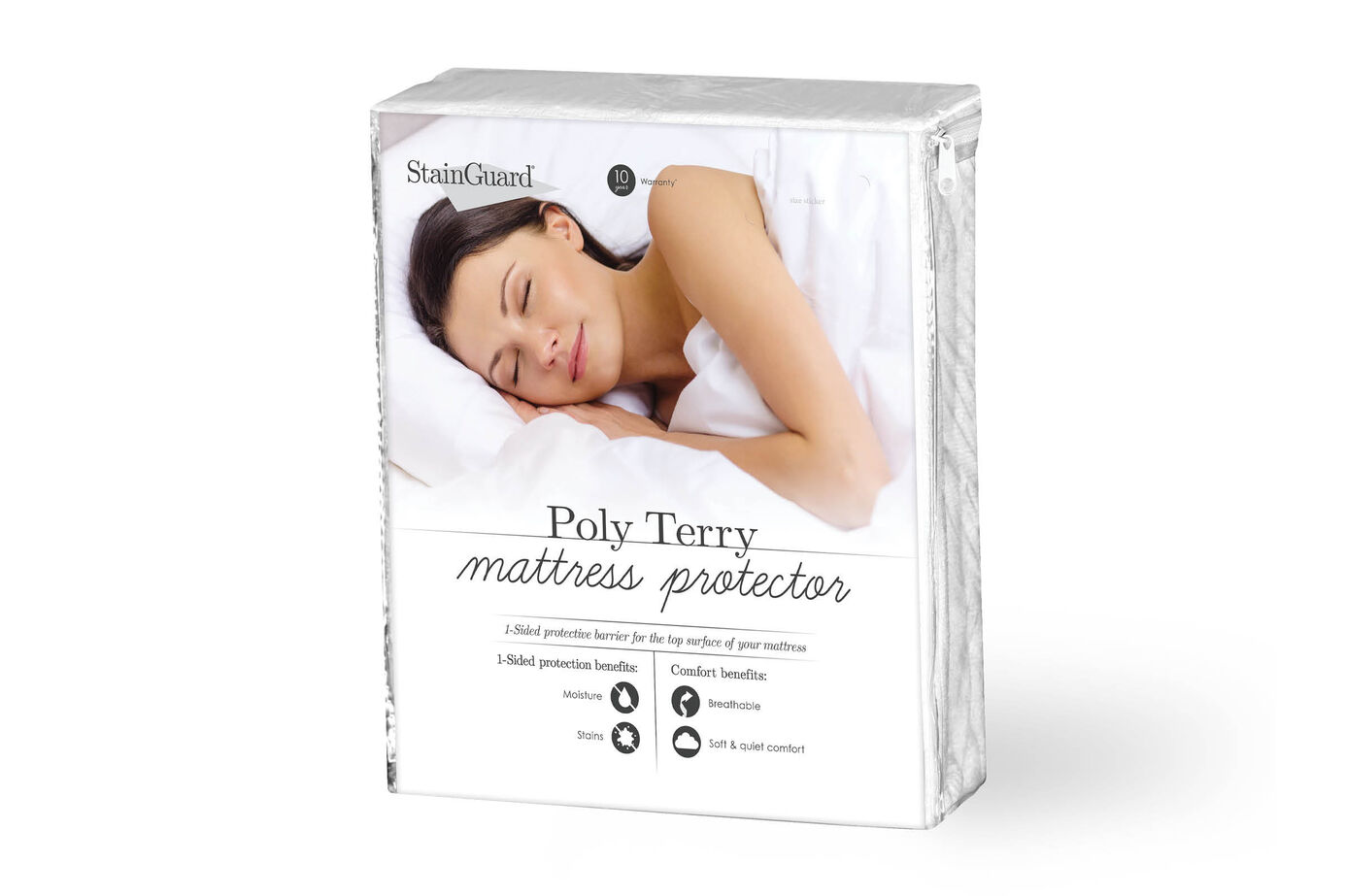 Purecare StainGuard Poly Terry Mattress Protector image number 0