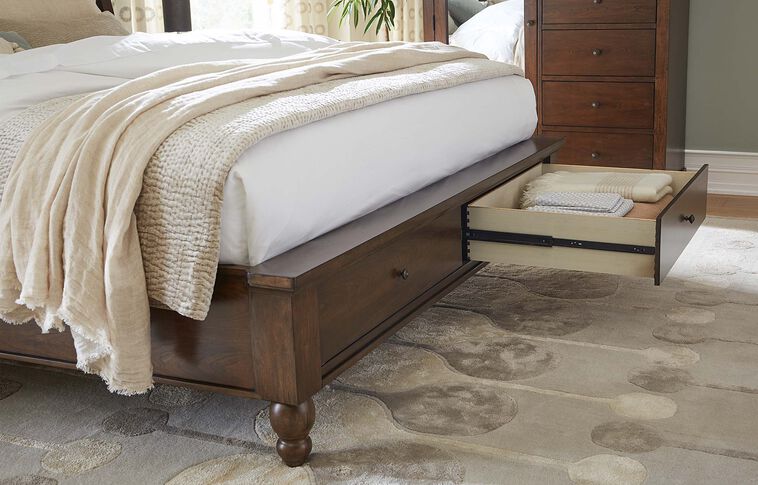 Aspen Home Cambridge Sleigh Bed with Storage image number 4