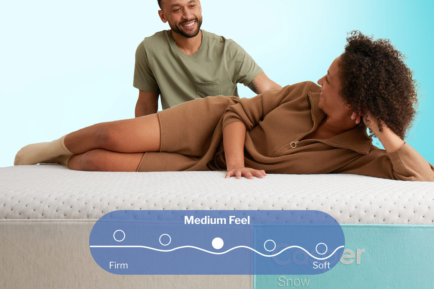 Casper Snow Medium Firm Mattress 12" image number 5