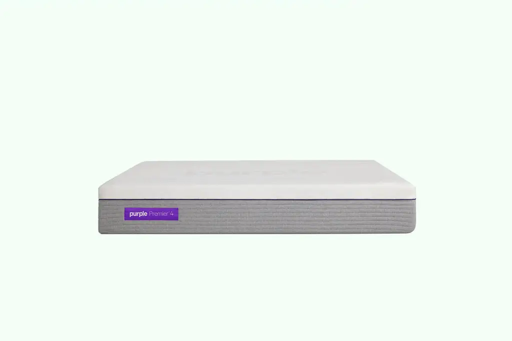 7.	Purple Hybrid Premier 4 mattress offering GelFlex Grid and regarded as a top product in cool gel memory foam mattress category